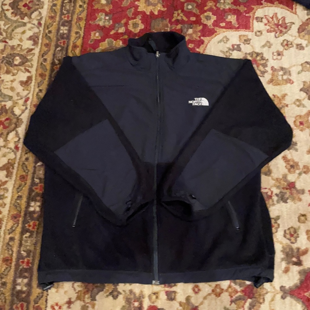 The North Face Black Fleece Jacket.  Heavy weight.